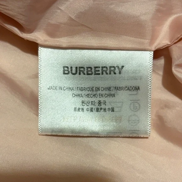 Burberry Glossy Peach Puffer Jacket - Picture 6 of 8